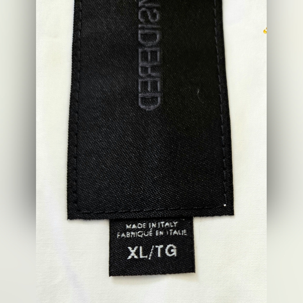 NWT NIKE × EVERY STITCH CONSIDERED Unisex White Cropped Shirt Jacket Size: XL - Picture 7 of 16